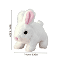 thumbnail image 2 of Bunny - Easter My Realistic Bunny Toy Plush Interactive Realistic Bunny Robot Jumping, Twitching, and Shaking Lighting Ears, My Realistic Bunny Toy, 2 of 5