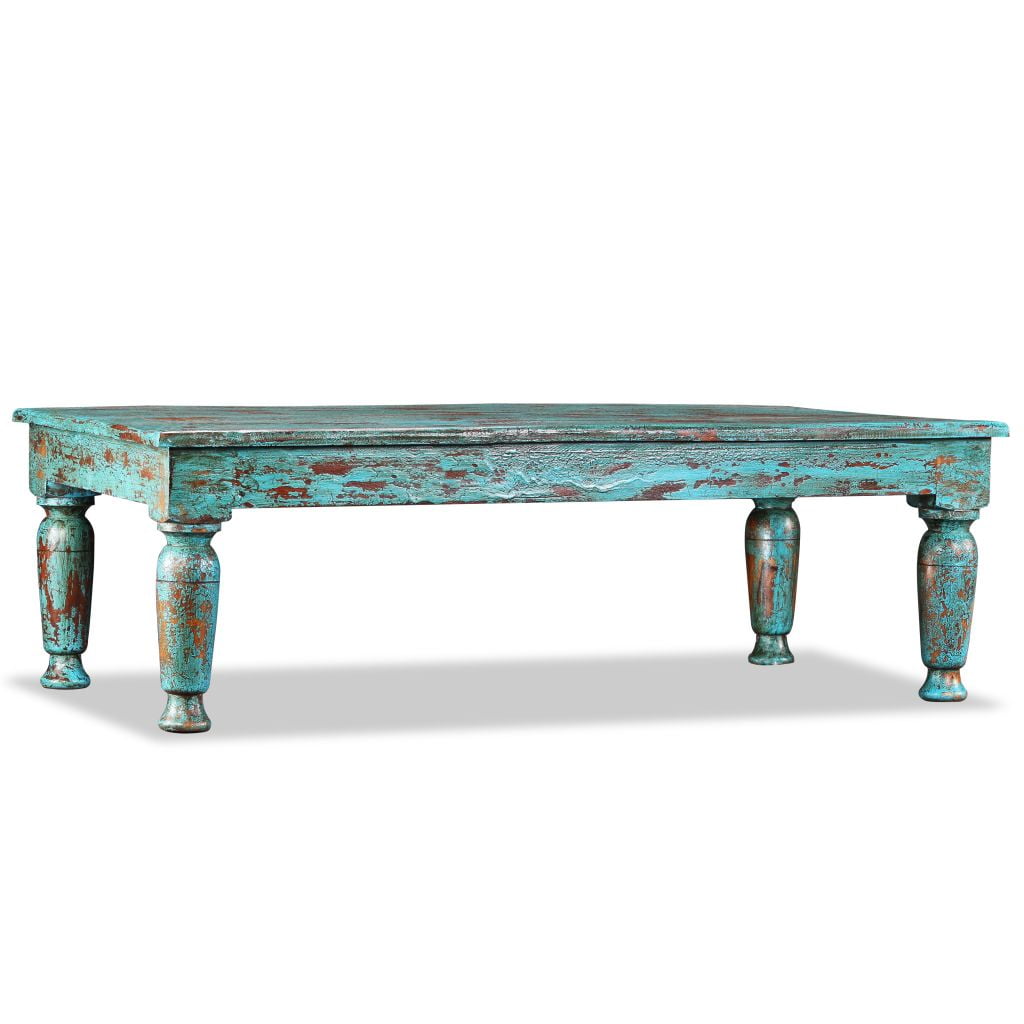 Lowestbest Solid Wood Coffee Table, Rustic Side End Couch Stand Lowestbest Solid Wood Coffee Table, Rustic Side End Couch Stand