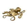 thumbnail image 1 of Estatua de animal para decoración del hogar, regalo, figura de aleación para dormitorio, oficina y armario. Pulpo, 1 of 9