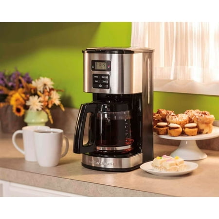 Hamilton Beach Digital 12 Cup Programmable Coffee Maker, Model# 49618
