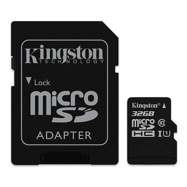 Micro-SD 16Go classe 10 avec adaptateur SD - Carte Mémoire