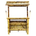 thumbnail image 4 of RAM Gameroom Products Bamboo Tiki Indoor/Outdoor Bar Cabinet with 2 Shelves and Tiki Torches, 4 of 4