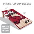 thumbnail image 2 of YouTheFan NCAA Arkansas Razorbacks 2' x 4' Cornhole Game No Bags, 2 of 5