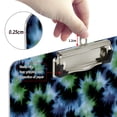 thumbnail image 4 of ALAZA Plastic Clipboard A4 Letter Size Decorative Clipboards for Students Women Men 9" x 12.5" Green Tie-dye, 4 of 6