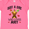 thumbnail image 4 of Inktastic Artist Just A Girl Who Loves Art Girls Baby Bodysuit, 4 of 5