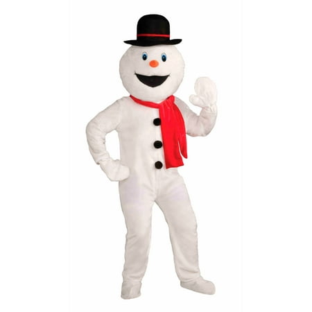Mens Deluxe Snowman Mascot
