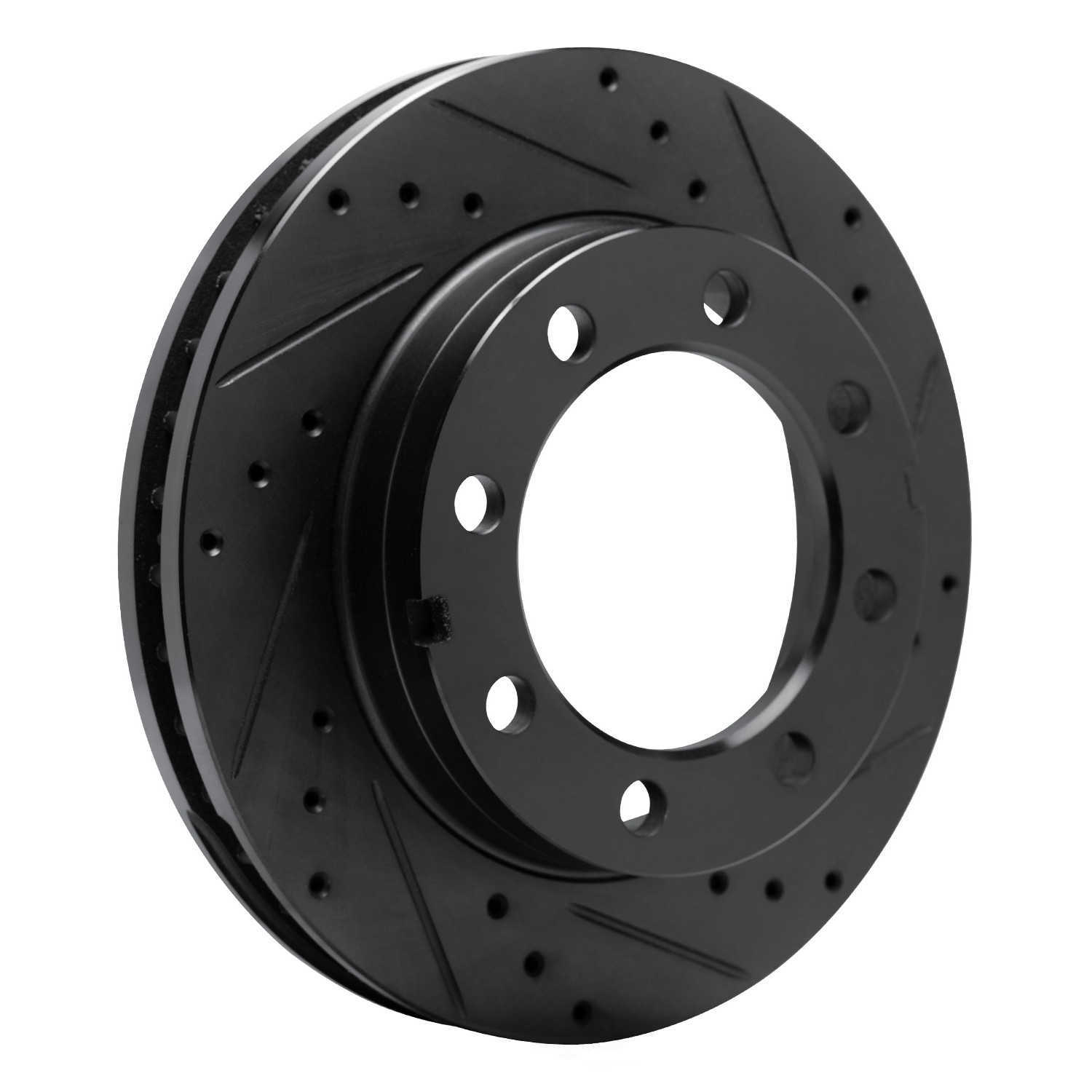 Dynamic Friction Company 633-40051R DFC Brake Rotor - Drilled And Slotted - Black