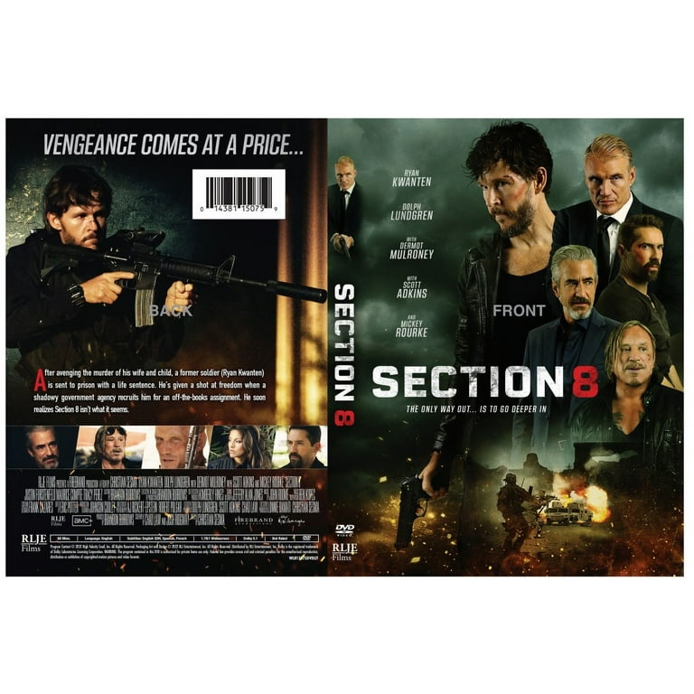 Section Eight (DVD), Image Entertainment, Action & Adventure
