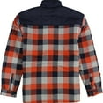 thumbnail image 2 of Free Country Mens Woodsman Sherpa Shirt Jacket, Orange, Small, 2 of 2