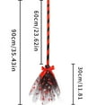 thumbnail image 3 of Christmas Clearance asxite Christmas Decorations,2 Pcs Halloween Witch Plastic Broomstick Kids Cosplay Props For Halloween Costume Haunted Decoration Masquerade Show, 3 of 5
