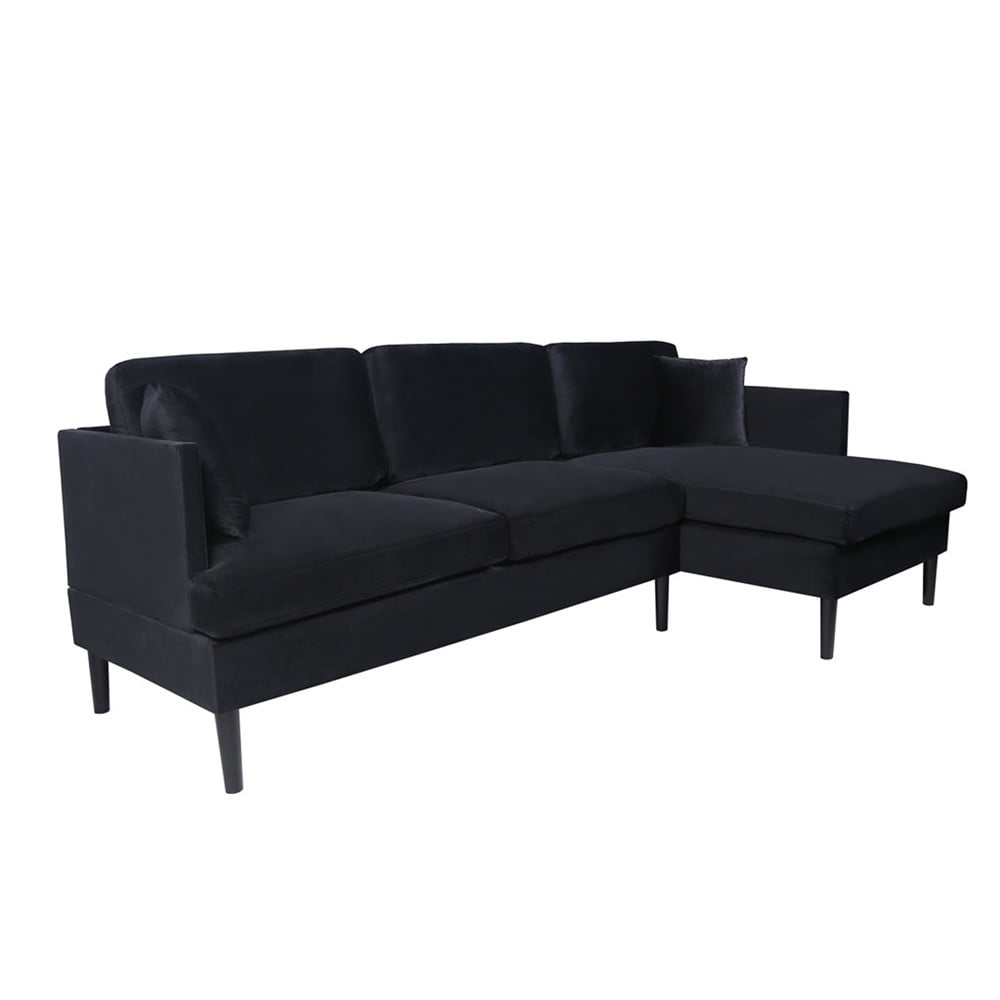 Sectional Sofa Couch with Chaise L Shape Sofa Bed Futon Sleeper Sofa Washable Cushion Cover