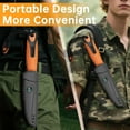 thumbnail image 7 of Plys Multifunction Fixed Blade Outdoor Survival Knife with Fire Stick and Whistle, Camping Essentials Gear, 7 of 7