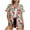 Red-11, variant on perfectbot Women's Short Sleeve Hawaiian Shirts Tropical Print Shirt Top Relaxed Fit Summer Plus Size Blouses S-5XL