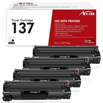 137 Toner Cartridge for Canon 137 CRG137 ImageCLASS MF230 MF242dw MF244dw MF232dw MF236n MF247dw MF229dw D570 Satera MF224dw Printer(Black,4-Pack)