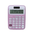 thumbnail image 1 of SHARE SUNSHINE Desktop Calculator 12 Bit Display Screen with Lanyard for School/Office(Pink), 1 of 6
