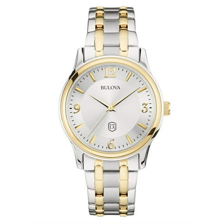 Bulova Silver/Gold Cal State L.A. Golden Eagles Classic Two-Tone Round Watch