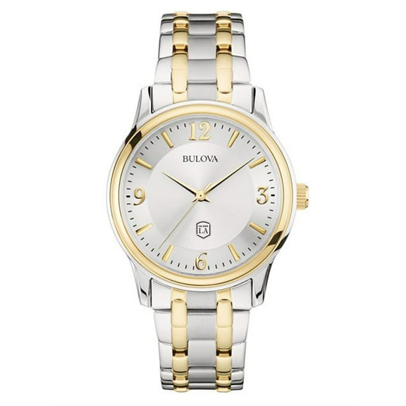 Bulova Silver/Gold Cal State L.A. Golden Eagles Classic Two-Tone Round Watch