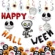 thumbnail image 1 of Globo de Halloween, Calavera de Calabaza de Halloween, Globo de cumpleaños de Aluminio, Juego de Globos de Halloween, Funcionalidad Inteligente, 1 of 14