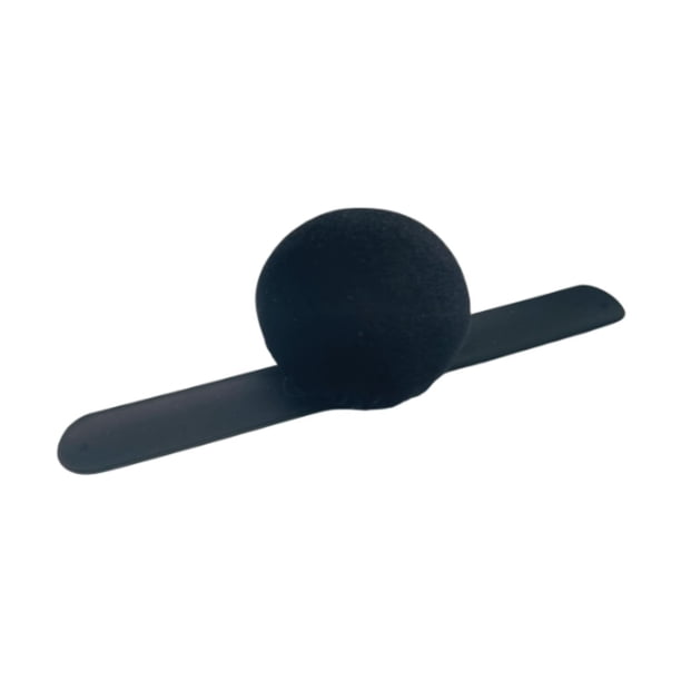 Alfiletero de muñeca, soporte para alfileres de terciopelo, para manualidades de mujer, porta agujas portátil para Negro