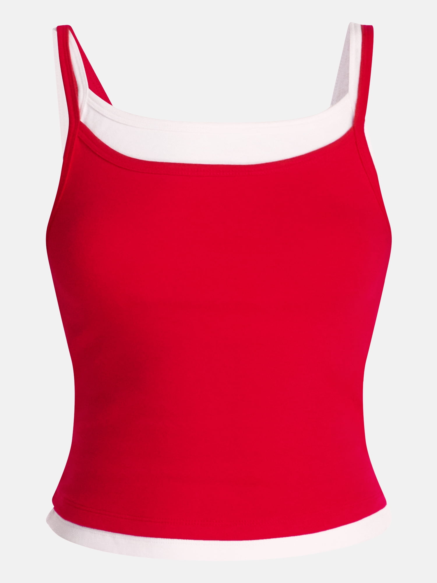 No Boundaries Sleepwear Double Cami, Women’s and Women’s Plus XXS-3X