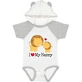 thumbnail image 3 of Inktastic I Love My Nanny Boys or Girls Baby Bodysuit, 3 of 5
