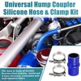 thumbnail image 2 of Unique Bargains Universal 46mm 1.81" ID Straight Hump Coupler Silicone Hose 103mm Long Intercooler Tube Piping Blue, 2 of 6