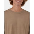thumbnail image 4 of No Boundaries Men's & Big Men's Oversized Long Sleeve Tee Shirt, Sizes XS-5XL, 4 of 5