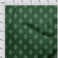 thumbnail image 3 of oneOone Rayon Green Fabric Geometric With Stripes Diy Clothing Quilting Fabric Print Fabric By Yard 56 Inch Wide, 3 of 4