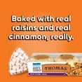 thumbnail image 4 of Thomas' Cinnamon Raisin English Muffin, 6 count English Muffins 13 oz Tray (Pack of 2), 4 of 5