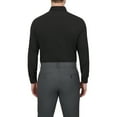 thumbnail image 2 of Report Collection Long Sleeve 4-Way Stretch Men's Woven Dress Shirt Solid Print, 2 of 6