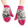 thumbnail image 1 of Double Layer Winter Thicken Warm Knit Mittens Cartoon Hedgehog Gloves, 1 of 5