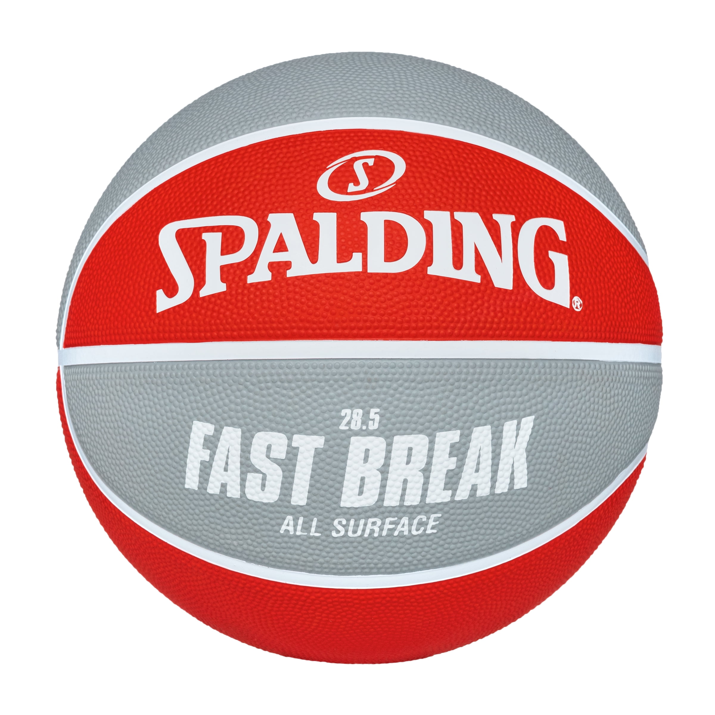 Spalding Fast Break All Surface Red/Silver Basketball 28.5"