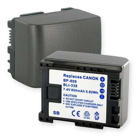 Image of CANON BP-809 7.4V 800MAH Video Battery + FREE SHIPPING