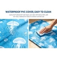 thumbnail image 3 of Cooling Mat for Cats, 12"x16" Thicker Self Cooling Pet Pad for Small Dogs, Summer Pets Supplies, Pet Cooling Mats for Cats, Foldable Pet Cooler for Crate & Travel, 3 of 8