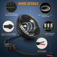 thumbnail image 6 of Nilight Motorcycle 2PCS 4.5 Inch LED Fog Lights Passing Auxiliary Light DOT Compatible with Harley Davidson Electra Street Glide Heritage Softail Classic Road King, 6 of 10