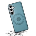 thumbnail image 2 of for Samsung Galaxy S23 Magnetic Case, PU Leather Case [Compatible with MagSafe] [Military Grade Drop Tested] Ultra Slim Shockproof Non-Slip Anti-Fingerprint Phone Case,Blue, 2 of 4