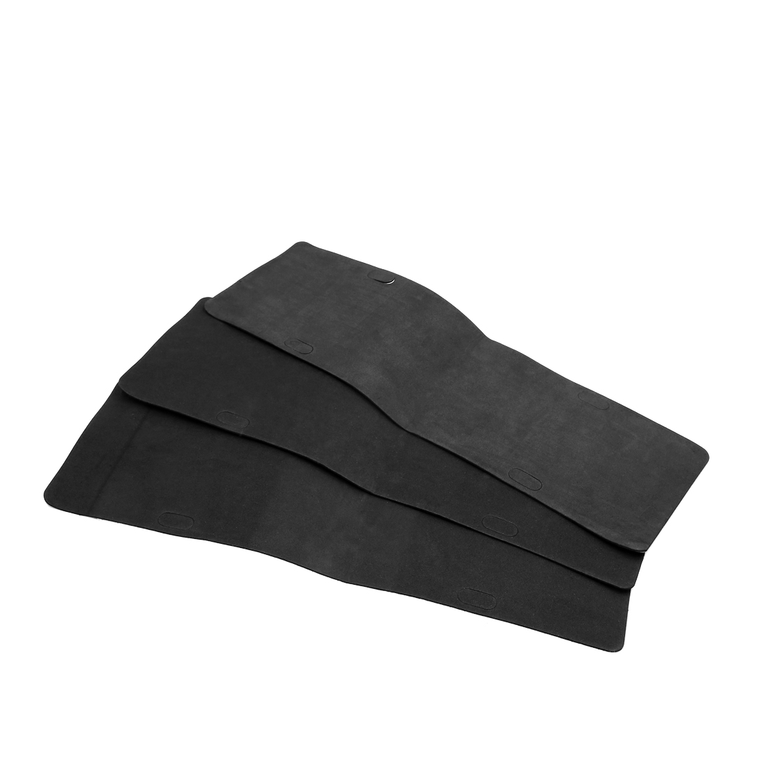 3pcs Black Foam Adhesive Antivibration License Plate Pads Mats for Car