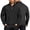 Black-1, variant on Men's Quarter Zip Up Pullover Casual Long Sleeve Polos Golf Shirts Lightweight Mock Neck Oversized Sweatshirt