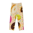 thumbnail image 4 of Sigee Donuts Print Men's Pajama Pants - Soft Lounge Sleep Bottoms with Elastic Waistband and Pockets-Medium, 4 of 9