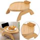 thumbnail image 5 of Bandeja Portátil para Brazo Sofá/bandeja Reposabrazos Mesa Sofá Con Clip Plegable Soporte Giratorio 360 ​​° Remotas Aperitivos Y, 5 of 9