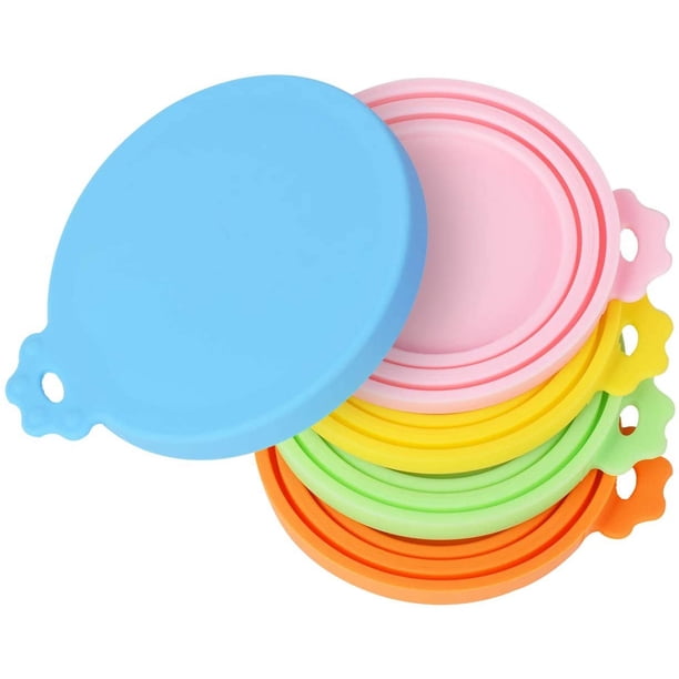 Tapa de lata-azul claro/rosa/amarillo/verde/naranja total 5 piezas