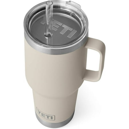 YETI Rambler 35 oz Straw Mug Vacuum Insulated Stainless Steel Cape Taupe