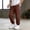 Style1-Brown boys girls linen pants, variant on Boys Cotton Linen Joggers Summer Beach Pants Casual Loose Fit Elastic Waistband Long School Uniform Pants with Pockets Lightweight Trousers Pantalones De Lino 5-15 Years