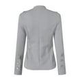 thumbnail image 3 of JUMESG Womens Blazer Women's Casual Band Jacket, Fall Fashion (Grey,XL), 3 of 5