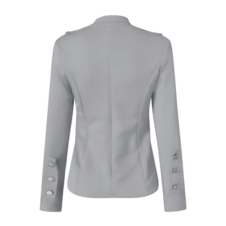 Dtydtpe Jackets for Women Blazer Jackets for Women, Women Loose Top Long  Sleeve Casual Jacket Ladies Office Wear Coat Blouse Winter Coats for Women