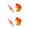 thumbnail image 1 of Injueey 1.2m Funny Humping Spot Dog USB  Charger Fast Charging Cable 2piezas Micro USB naranja, 1 of 1