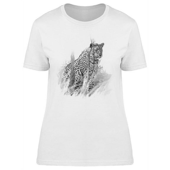 African Leopard, Sticker  T-Shirt Women -Image by Shutterstock, Female XX-Large