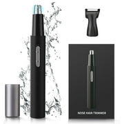 Rechargeable Ear and Nose Hair Trimmer - 2022 Professional Painless Eyebrow & Facial Hair Trimmer for Men Women, Powerful Motor and Dual-Edge Blades for Smoother Cutting