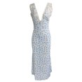 thumbnail image 4 of Vestidos de Fiesta Elegantes ajustado con estampado floral atado ropa de fiesta de cóctel para mujer Cgtredaw Multicolor T L para Mujer, 4 of 8