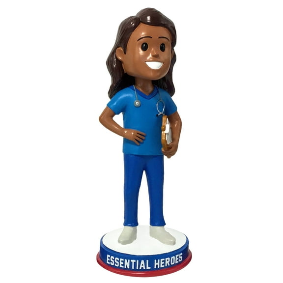 Nurse Essential Heroes Bobblehead Female Dark Skin Tone